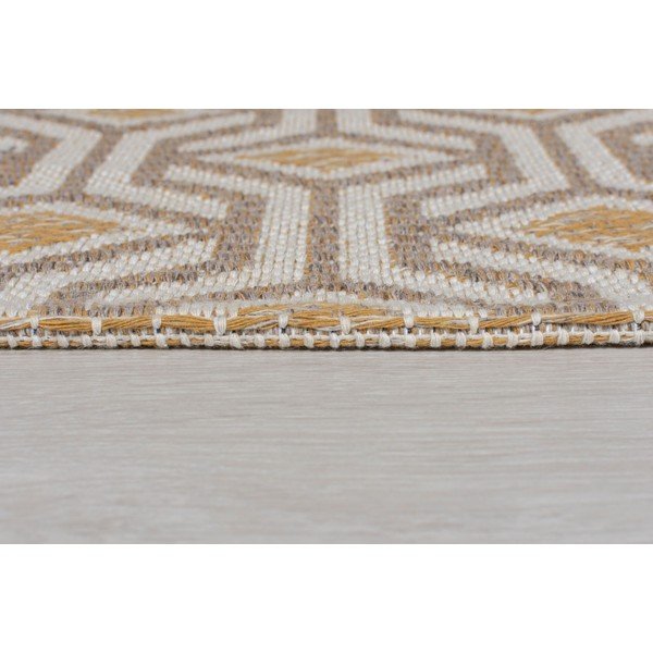 Medvilninis kreminės ir geltonos spalvos kilimas Flair Rugs Bombax, 192 x 290 cm-image-3