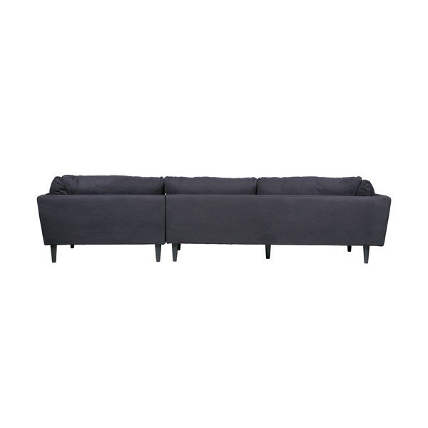 Juoda sofa WOOOD "Rocky", dešinysis kampas-image-4