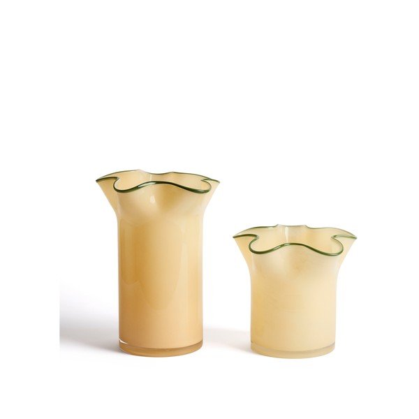 Geltonos spalvos iš stiklo  vaza (aukštis 19,5 cm) Endasi – Kave Home-image-4