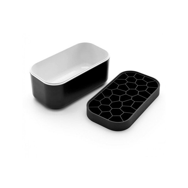 Juoda, šaltį palaikanti ledukų dėžė su formele Lékué Ice-image-2