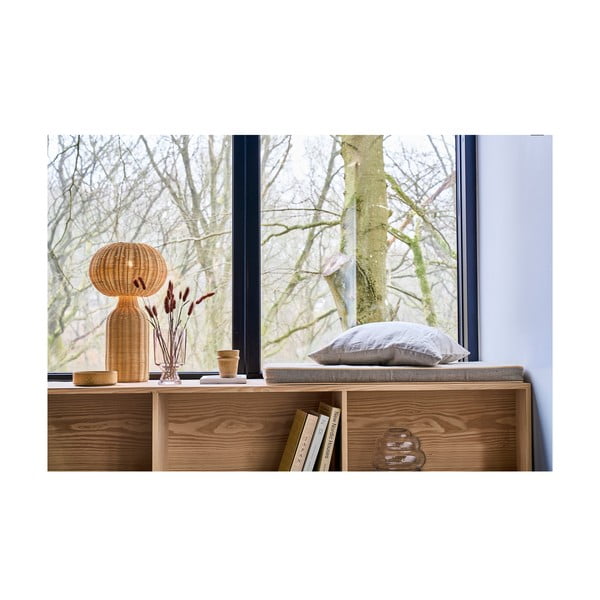 Iš stiklo  vaza šviesiai rožinės spalvos (aukštis 24 cm) Drum – Villa Collection-image-1