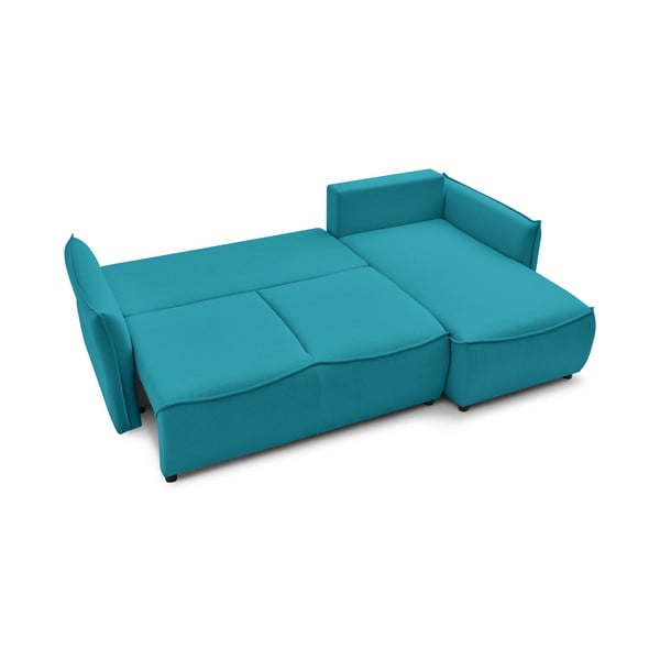 Sulankstoma kampinė sofa turkio spalvos (su dešiniuoju kampu) Leon – Bobochic Paris-image-4
