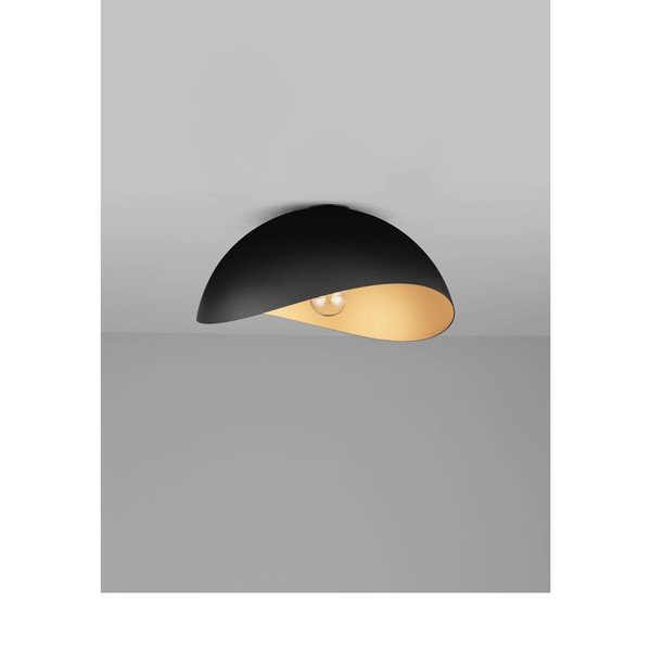 Matinės juodos spalvos/auksinės spalvos iš metalo lubinis šviestuvas Opsi – Nova Luce-image-3