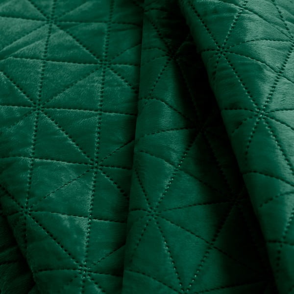 Žalios spalvos iš velveto dygsniuota lovatiesė 240x260 cm Laila – Restilo-image-3