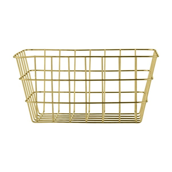 Auksinis metalinis krepšys daiktams Wenko Viana-image-2