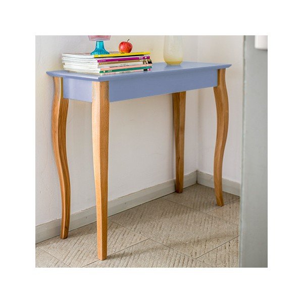 Geltonas "Ragaba" konsolinis staliukas, ilgis 65 cm-image-1