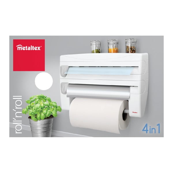 Dėžutė virtuviniams rankšluosčiams ir kitiems priedams Metaltex, 38 cm ilgio-image-1