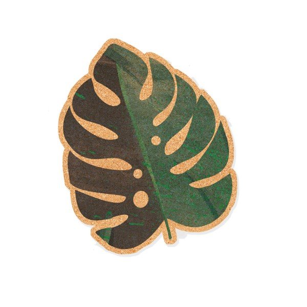 Kamštinė dekoratyvinė sieninė lenta Really Nice Things Monstera-image-1
