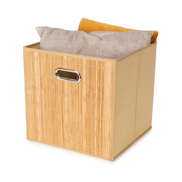 Iš bambuko krepšys lentynai 31x31x31 cm Anji – Compactor-image-4