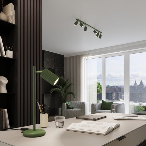 Stalinis šviestuvas žalios spalvos (aukštis 43 cm) Gleam – Sollux-image-1