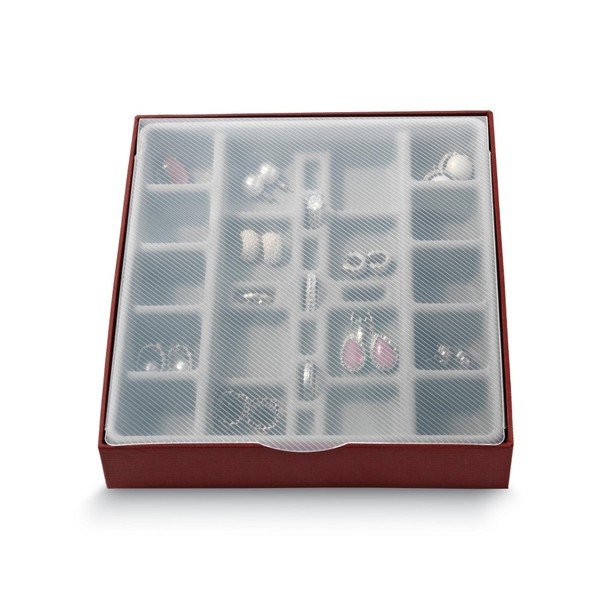 Juvelyrinių dirbinių dėklas su 27 skyriais Domopak Bijou-image-1