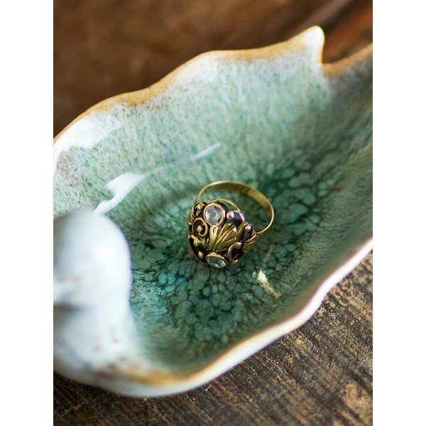 Žalios spalvos iš akmens masės mažas dubuo 60 ml Chirp – Bloomingville-image-3