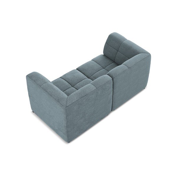 Mėlynos spalvos sofa iš boucle 180 cm Aloha – Makamii-image-4