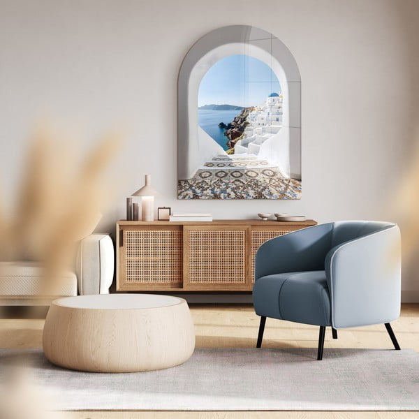 Paveikslas iš stiklo 70x100 cm Oia – Styler-image-1