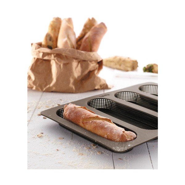 Iš silikono bagetės kepimo forma 29x20 cm – Lékué-image-1