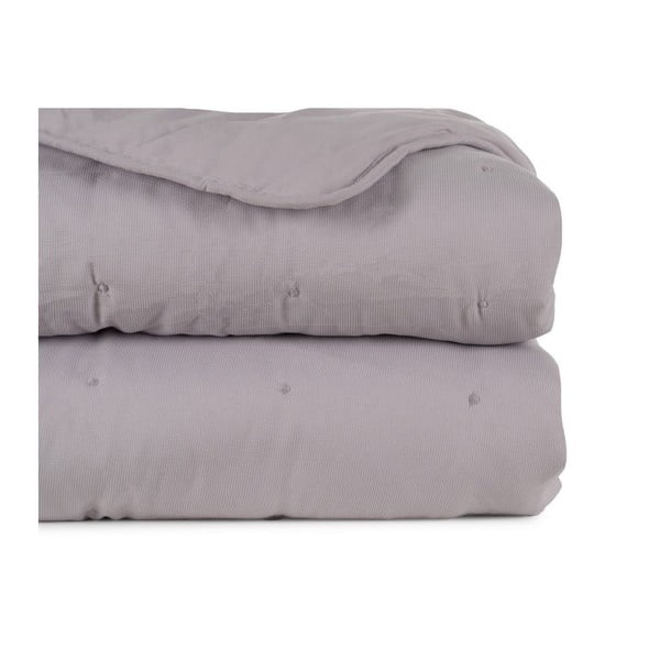 Pilkos spalvos dygsniuota lovatiesė 230x280 cm – Ixia