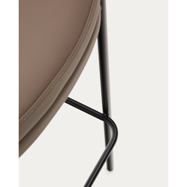 Rudos spalvos baro taburetė (sėdynės aukštis 65 cm) Eamy – Kave Home-image-2