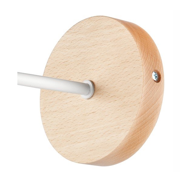 Sieninė lempa baltos spalvos/natūralios spalvos Orazio – LAMKUR-image-4