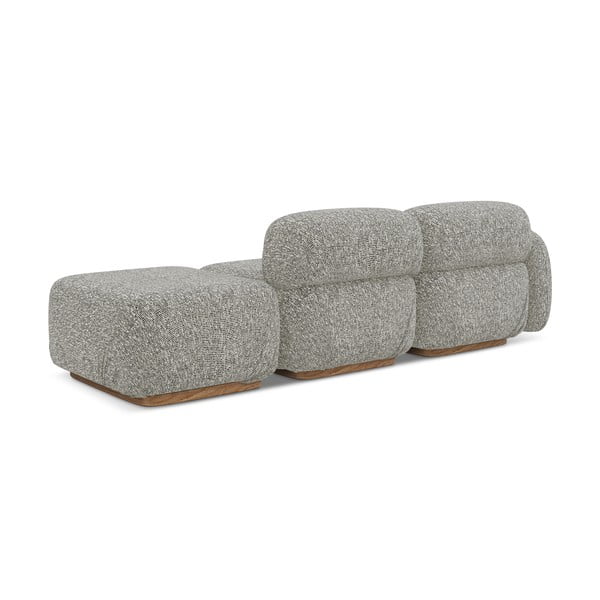 Pilkos spalvos modulinis gultas (su kairiuoju kampu) Ailani – Makamii-image-4