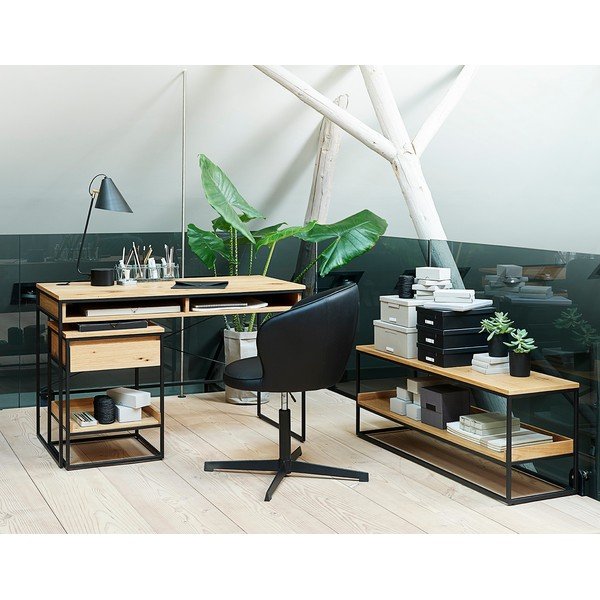 Natūralios spalvos suoliukas Rivoli - Unique Furniture-image-1