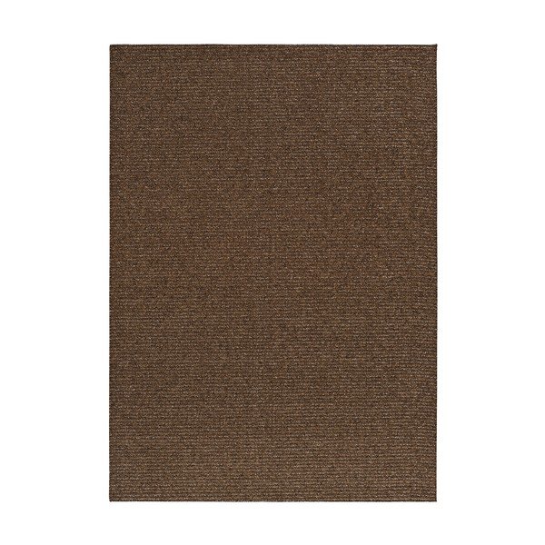 Tamsiai rudos spalvos kilimas 80x150 cm Lumen Liso – Universal