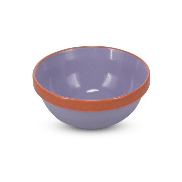 Oranžinės spalvos/violetinės spalvos iš akmens masės mažas dubuo 710 ml Duo – ONA