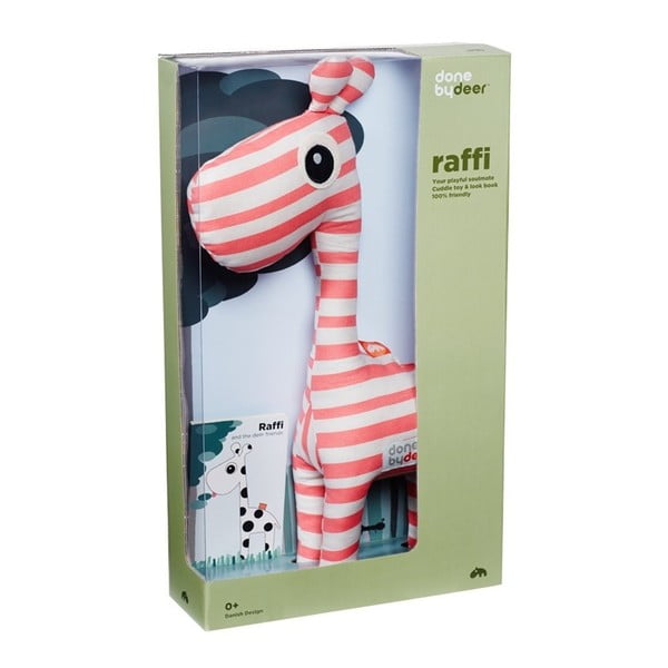 Rožinis žaislas Done by Deer Raffi Knygelė-image-1