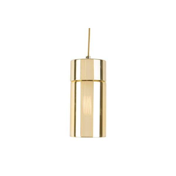 Pakabinamas aukso spalvos šviestuvas su veidrodiniu blizgesiu Leitmotiv Lax