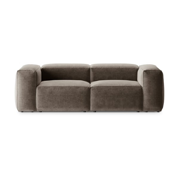 Rudos spalvos sofa 224 cm Bergamo – Cosmopolitan Design