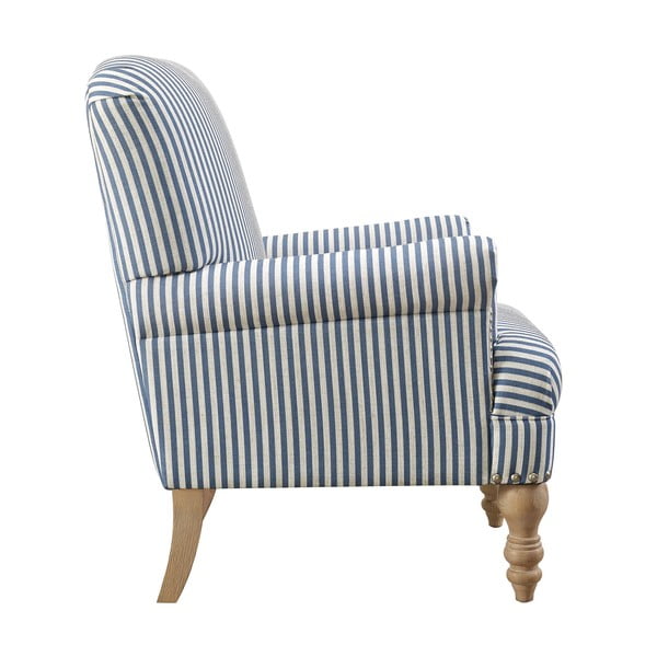 Iš lino krėslas mėlynos spalvos Jaya – Støraa-image-3