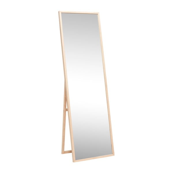 Laisvai pastatomas veidrodis "Hübsch" ąžuolinis grindų veidrodis, 52 x 167 cm