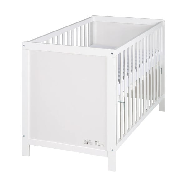 Vaikiška lovelė baltos spalvos 60x120 cm – Roba-image-4