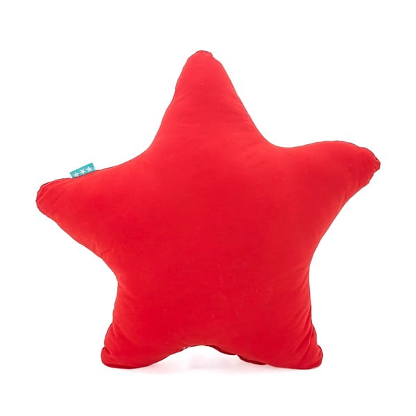 "Mr. Fox Estrella" raudona medvilninė pagalvė, 50 x 50 cm