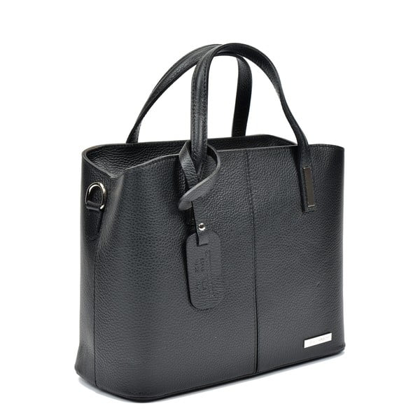 Juoda odinė rankinė Sofia Cardoni Lacy-image-2