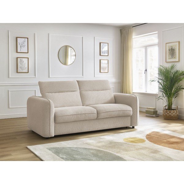 Smėlio spalvos sofa 216 cm Achille – Bobochic Paris-image-1