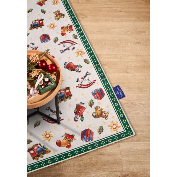 Kilimas žalios spalvos su Kalėdų motyvu 80x200 cm Green Christmas – Villeroy&Boch-image-2