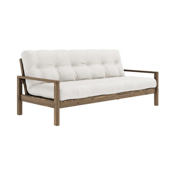 Sulankstoma sofa kreminės spalvos 205 cm Knob – Karup Design-image-3