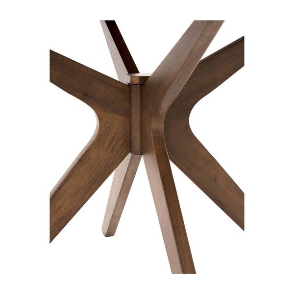 Valgomojo stalas su riešutmedžio dekoru sømcasa Carmel, ⌀ 120 cm-image-3