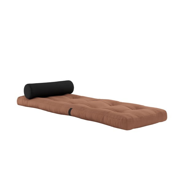 Futono čiužinys raudonos plytų spalvos 70x200 cm Wrap – Karup Design