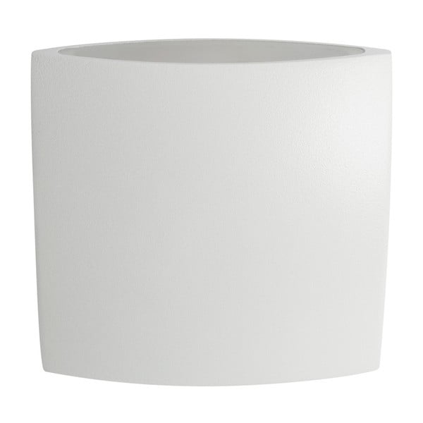Baltas sieninis šviestuvas SULION Irisfix, 9,9 x 9,9 cm