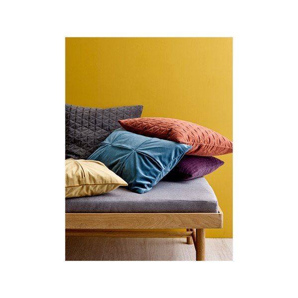 Raudona ir oranžinė medvilninė pagalvė Södahl Elsa, 50 x 50 cm-image-3