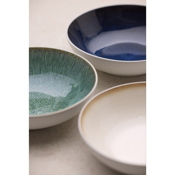 Baltos spalvos/žalios spalvos iš akmens masės mažas dubuo 900 ml Gastro White/Green – Bitz-image-1