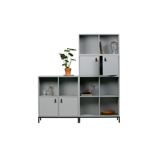 Iš pušies masyvo modulinė spinta pilkos spalvos 81x41 cm Vt – vtwonen-image-4