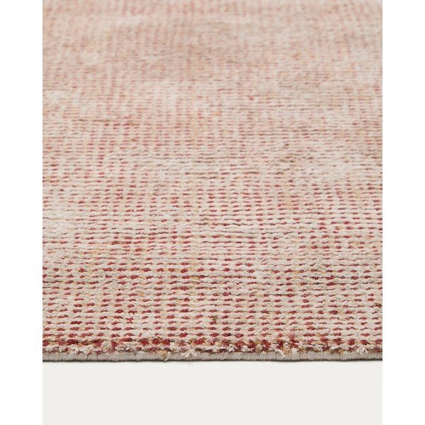 Rankų darbo terakotos spalvos iš viskozės kilimas 160x230 cm Elvan – Kave Home-image-3