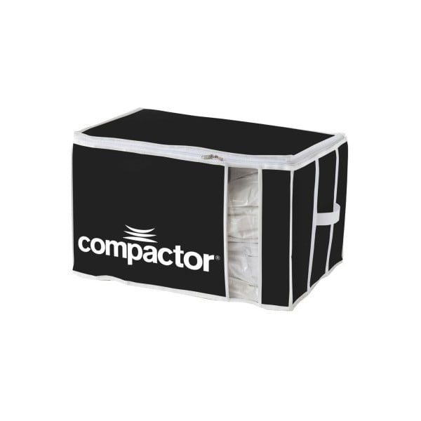 Juodos spalvos tekstilės saugojimo dėžė Compactor Prekės ženklas XXL Grande