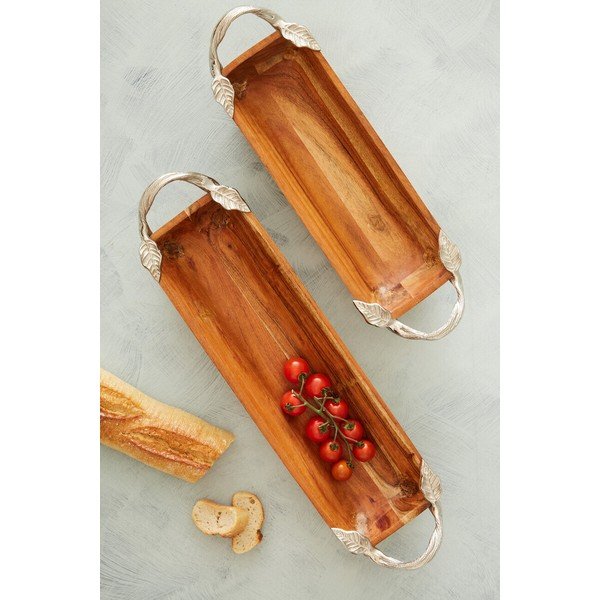 Iš medienos padėklas 14x54 cm Vine – Premier Housewares-image-1