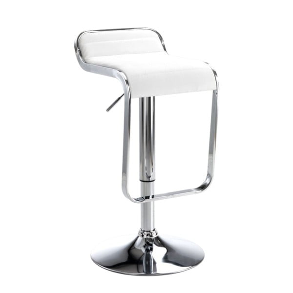Baro taburetė baltos spalvos/sidabrinės spalvos 67 cm Snappy – Tomasucci