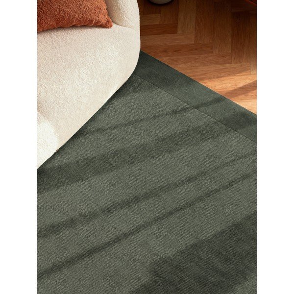 Rankų darbo tamsiai žalios spalvos kilimas iš vilnos mišinio 160x230 cm Kari – Villeroy&Boch-image-3