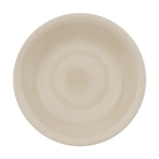 Baltos ir smėlio spalvos porcelianinė gili lėkštė Villeroy & Boch Like Color Loop, ø 23,5 cm