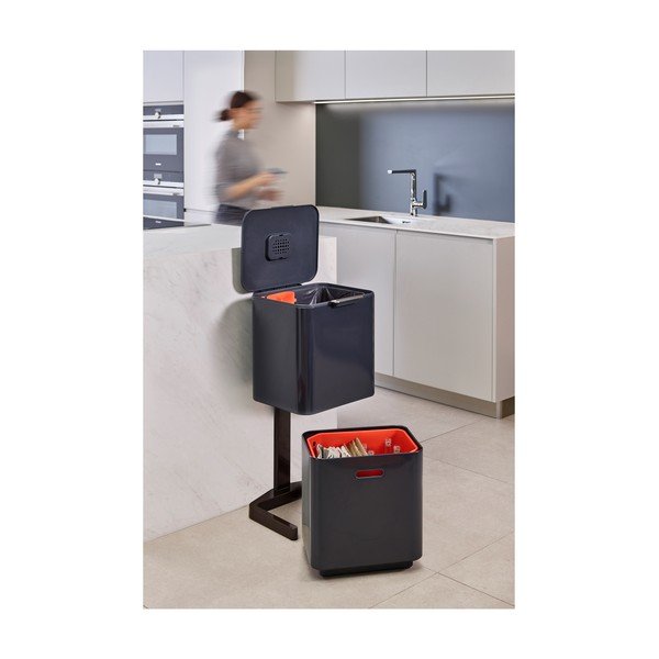 Grafito pilkos spalvos Joseph Joseph Totem Max, 60 l-image-1